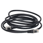 TruConnect TRUP6A3.0BK 3mtr CAT 6A S/FTP LSZH Full Copper Patch Lead - Black