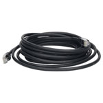 TruConnect TRUP6A5.0BK 5mtr CAT 6A S/FTP LSZH Full Copper Patch Lead - Black