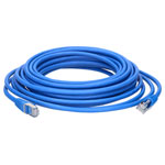 TruConnect TRUP6A10.0BL 10mtr CAT 6A S/FTP LSZH Full Copper Patch Lead - Blue