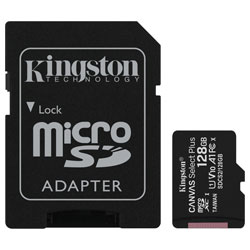 Kingston SDCG3/128GB Canvas Go! Plus microSD Memory Card 128GB