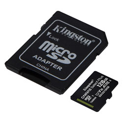 Карта памяти microsdxc kingston canvas go plus 128 гб sdcg3 128gb