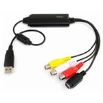 StarTech.com SVID2USB23 S-Video / Composite To USB Video Capture Cable