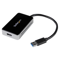 StarTech.com USB32HDEH USB 3.0 To HDMI Adapter With 1 Port Hub Inc HDMI To DVI