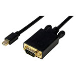 StarTech.com MDP2VGAMM6B Mini DisplayPort To VGA - 6ft - Active - Black