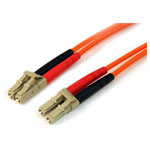 StarTech 50FIBLCLC3 3m Multimode 50/125 Duplex Fibre Patch Cable LC - LC