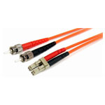 StarTech FIBLCST1 1m Multimode 62.5/125 Duplex Fibre Patch Cable LC - ST