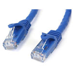 StarTech N6PATC1MBL 1m Blue Snagless Cat6 UTP Patch Cable - ETL Verified
