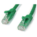 StarTech N6PATC1MGN 1m Green Snagless Cat6 UTP Patch Cable - ETL Verified
