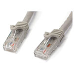 StarTech N6PATC1MGR 1m Grey Snagless Cat6 UTP Patch Cable - ETL Verified