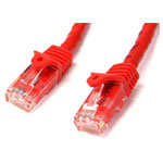 StarTech N6PATC1MRD 1m Red Snagless Cat6 UTP Patch Cable - ETL Verified