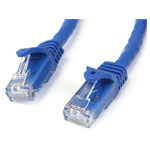 StarTech N6PATC2MBL 2m Blue Snagless Cat6 UTP Patch Cable - ETL Verified