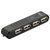Trust 14591 Vecco 4 Port USB 2.0 Mini Hub - Black