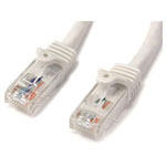 StarTech N6PATC2MWH 2m White Snagless Cat6 UTP Patch Cable - ETL Verified