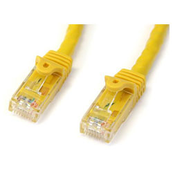 StarTech N6PATC2MYL 2m Yellow Snagless Cat6 UTP Patch Cable - ETL Verified