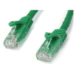 StarTech N6PATC50CMGN 500mm Green Snagless Cat6 UTP Patch Cable - ETL Verified
