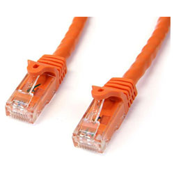 StarTech N6PATC5MOR 5m Orange Snagless Cat6 UTP Patch Cable - ETL Verified