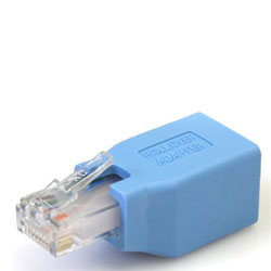 StarTech ROLLOVER Cisco Console Rollover Ethernet Adaptor RJ45 to RJ45 M/F Blue