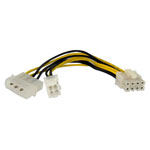 StarTech EPS48ADAP 150mm 4-pin To 8-pin EPS Power Adaptor With LP4 - F/M