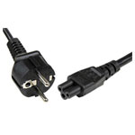 StarTech PXTNB3SEU1M 1m Laptop Power Cable Schuko CEE7/3 to C5 Cloverleaf