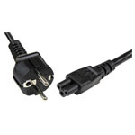 StarTech PXTNB3SEU2M 2m Laptop Power Cable Schuko CEE7/3 to C5 Cloverleaf