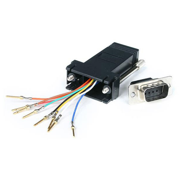 StarTech GC98MF DB9 To RJ45 Modular Adaptor - M/F | Rapid Electronics