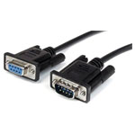 StarTech MXT1001MBK 1m Black Straight Through DB9 Serial RS232 Cable - M/F