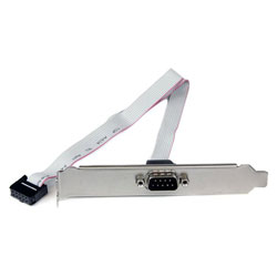 StarTech PLATE9M16 400mm 10-pin Header Cable to 9-pin Serial Full Size Backplate