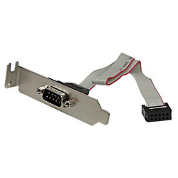 StarTech PLATE9MLP 230mm 10-pin Header to 9-pin Serial Low Profile Backplate