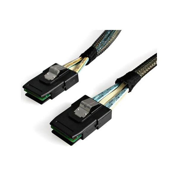 StarTech SAS8787100 1m Mini SAS SFF8087 To SFF8087 Cable - Sidebands