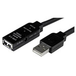 StarTech USB2AAEXT10M 10m USB 2.0 Active Extension Cable - M/F