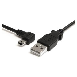 StarTech USB2HABM6LA 1.8m Mini USB 2.0 Cable - A To Left Angle Mini B