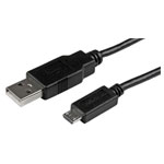 StarTech.com USBAUB50CMBK Short Micro-USB Cable - M/M - 0.5m