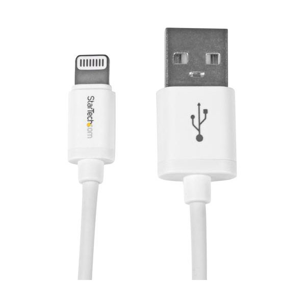 StarTech.com USBLT1MW 1m White Apple® Lightning Connector - USB Cable
