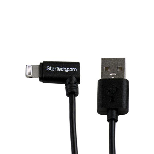  USBLT2MBR 2m Angled Black Apple® Lightning Connector - USB Cable