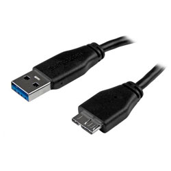 StarTech USB3AUB3MS 3m USB A 3.0 to Micro B Slim Cable M/M