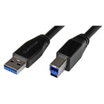 StarTech USB3SAB5M 5m Active USB A 3.0 To USB B Cable - M/M 15ft