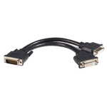 StarTech DMSDVIDVI1 200mm LFH 59 Male To Dual Female DVI I DMS 59 Cable