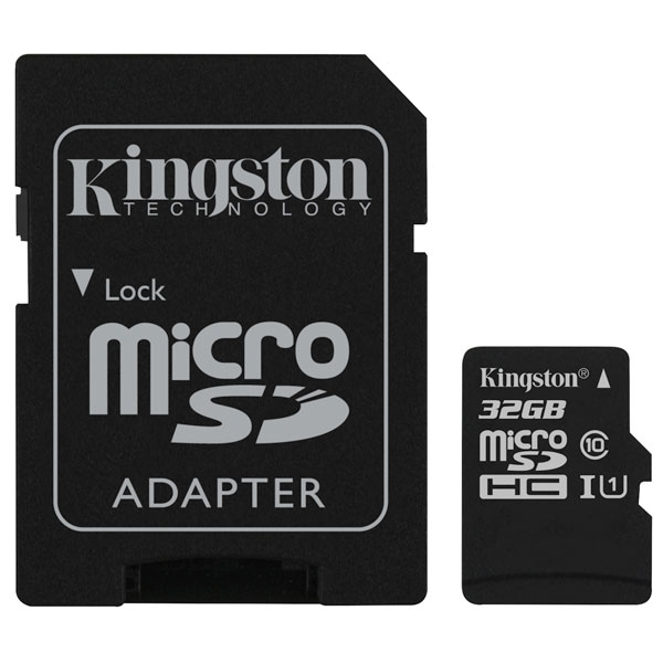 Kingston SDC10G2/32GB microSDHC UHS-I Card (Class 10) - 32GB | Rapid ...