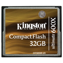 Kingston CF/32GB-U3 32GB CompactFlash Ultimate 600x