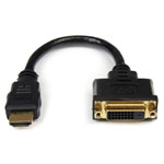 StarTech HDDVIMF8IN 200mm HDMI To DVI-D Video Cable Adaptor - M/F