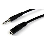StarTech MUHSMF2M 2m 3.5mm 4 Position TRRS Headset Extension Cable - M/F