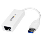 StarTech.com USB31000SW USB 3.0 To Gigabit Ethernet NIC Network Adapter - White