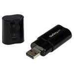 StarTech.com ICUSBAUDIOB USB Stereo Audio Adapter External Sound Card