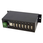 StarTech.com ST7200USBM Mountable Rugged Industrial 7 Port USB Hub