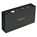 StarTech.com ST7202USBGB 7 Port Black USB 2.0 Hub