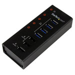 StarTech.com ST4300U3C3 4 Port USB 3.0 Hub With 3 Charging Ports (2x 1A & 1x 2A)