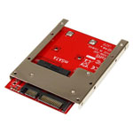 StarTech.com SAT32MSAT257 mSATA SSD To 2.5in SATA Adapter Converter