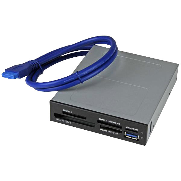  35FCREADBU3 3.5in Front Bay 18-in-1 USB 3.0 Multi Media Card Reader