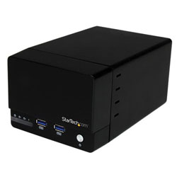 StarTech.com S352BU33HR USB 3.0 Dual 3.5in SATA III HDD External RAID Enclosure