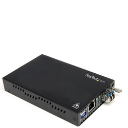 StarTech.com ET91000LC2 1000 Mbps Gigabit Multi Mode Fiber Media Converter